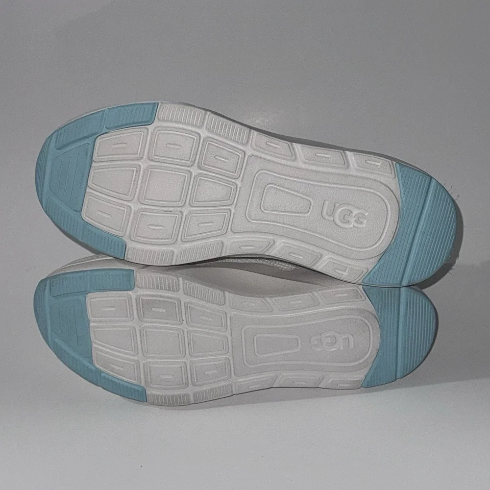 Women's UGG La Flex Sneakers Shoes White Sky Teal WMNS Size 7.5